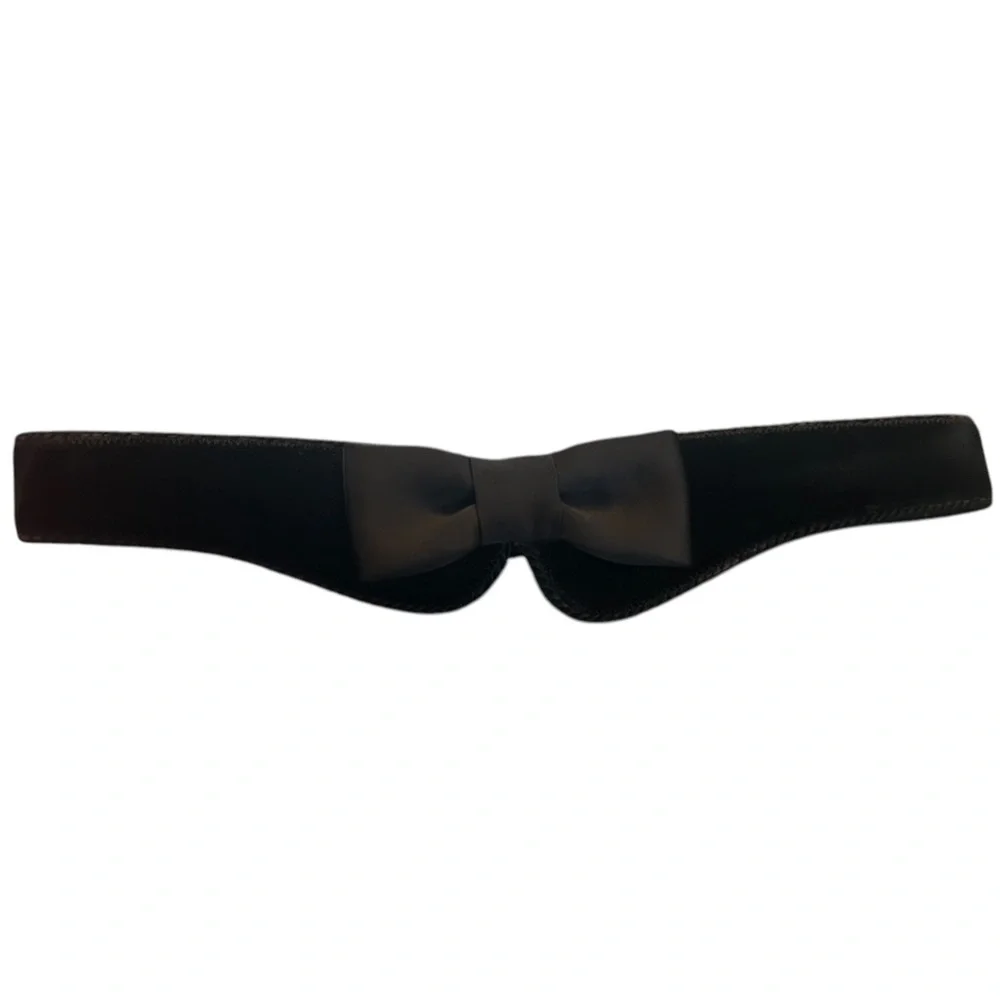 Retro Velvet Vintage Sexy lingerie-like Bow Belt